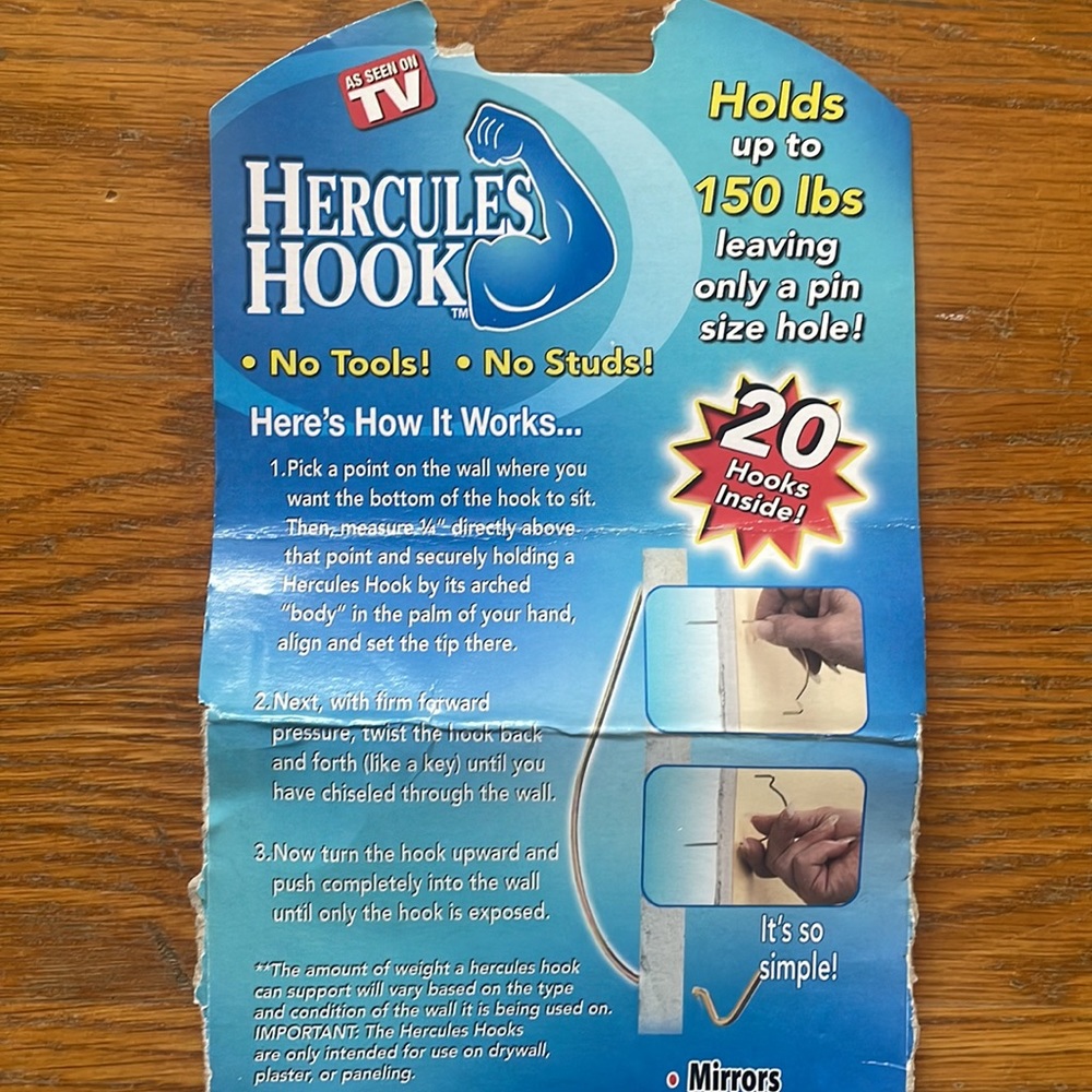 As Seen on TV Hercules Hooks - Picture 3 of 6